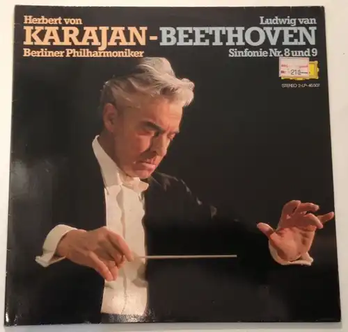 2 x LP Karajan - Beethoven - Sinfonie Nr. 8 und 9 11643