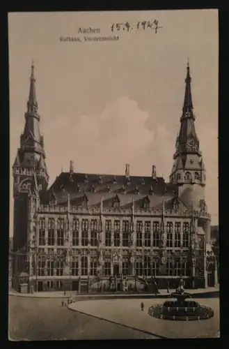 AAchen Rathaus Vorderansicht  10674