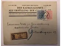 Österreich Brief Reco 1924 20166