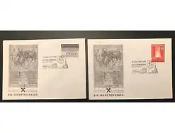 2 x Rossbach Mauerkirchen Briefmarkenwerbeschau 25394