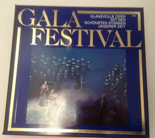 Gala Festival Glanzvolle Oper mit den schönsten Stimmen unserer Zeit 6 x LP Box