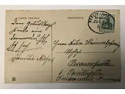 Prägekarte Herzlichen Glückwunsch Zum Geburtstag - Berlin Bahnpost Stempel 31345