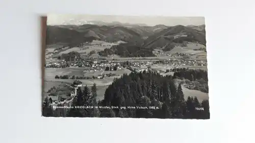 Sommerfrische Krieglach im Mürztal, Stmk. geg. Hohe Veitsch, 1982 m. 40002FH