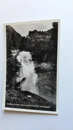 Mittlerer Krimmler Wasserfall mit Gasthof Schönangerl 40115FH