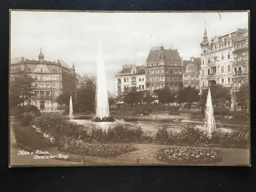 Köln am Rhein - Deutscher Ring - Springbrunnen Park 170029 TH