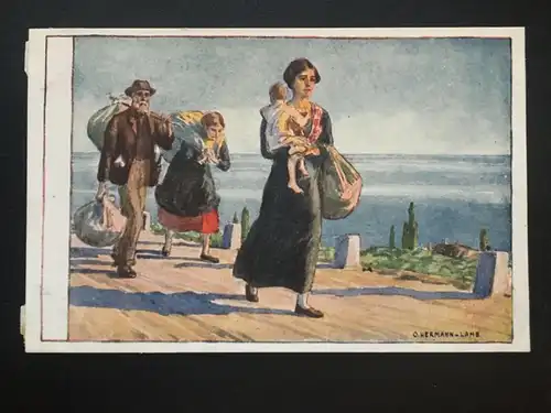 Frau mit Kind und Eltern (O.Hermann-Lamb) Am Meer 270069 TH