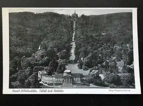 Kassel-Wilhelmshöhe - Schloß und Herkules - Deutschland 400357 TH D