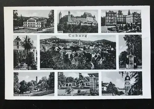 Coburg - Collage - Veste Landestheater Schloß - Bayern, Deutschland 400224 TH