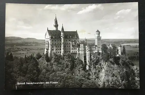 Schloß Neuschwanstein bei Flüssen - Allgäu - Bayern, Deutschland 400304 TH F