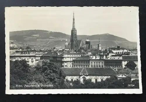 Wien - Panorama v. Belvedere - Österreich 400392 TH