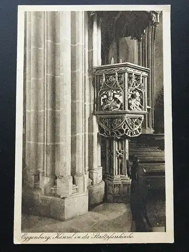 Eggenburg - Kanzel in der Stadtpfarrkirche - Niederösterreich 400233 TH F