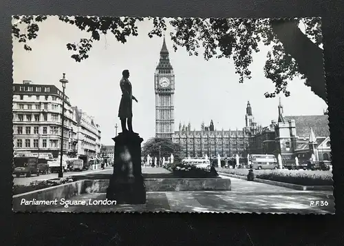 London - Parliament Square - Statue Big Ben - England Großbritannien 400213 TH