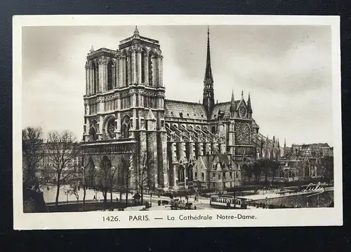 Paris - La Cathedrale Notre-Dome - Frankreich 400243 TH