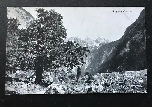 Weg zum Obersee - Brücke - Osttirol, Österreich 400321 TH