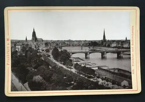 Foto Frankfurt am Main Stadt Sachsenhausen Deutschland ca.10,7x16,6cm 400935 TH