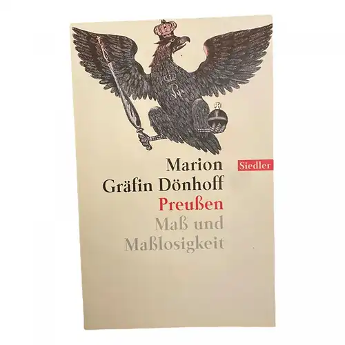959 Marion Gräfin Dönhoff PREUSSEN MASS UND MASSLOSIGKEIT