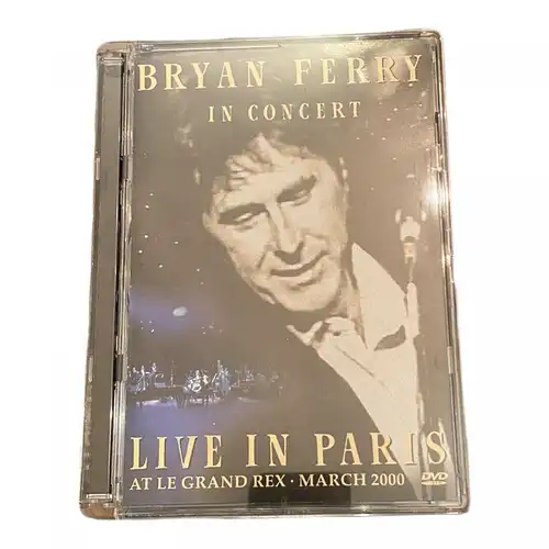 1494 Virgin Schallplatten BRYAN FERRY IN CONCERT - LIVE IN PARIS HC