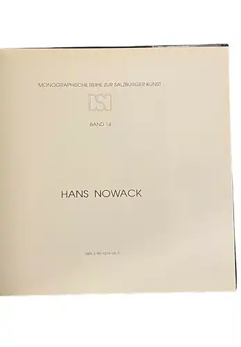 1437 Hans Nowack HANS NOWACK 1866 - 1918 ; ein Salzburger Aquarellist