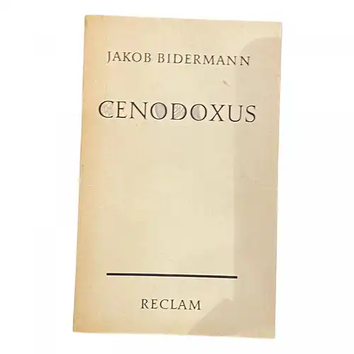 1388 Jakob Bidermann CENODOXUS Herausgegeben Rolf Tarot