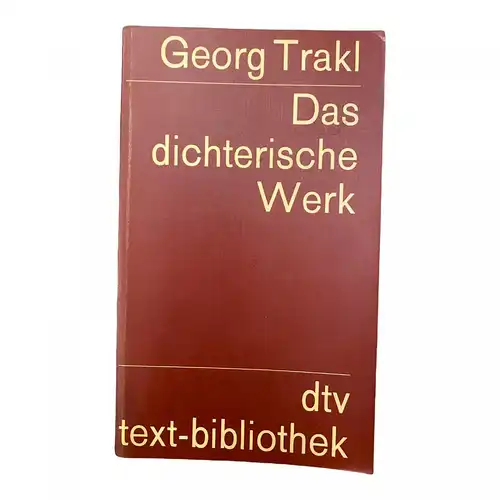 1371 Walther Killy und Hans Sklenar DAS DICHTERISCHE WERK