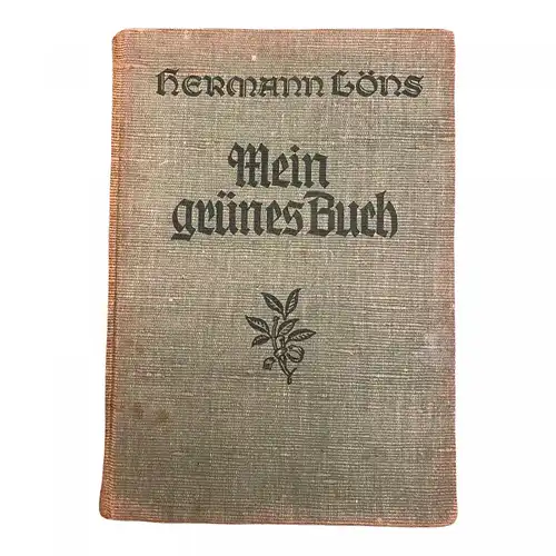 856 Hermann Löns MEIN GRÜNES BUCH Tier- und Jagdgeschichten,