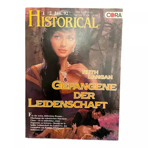 805 Ruth Langan HISTORICAL - GEFANGENE DER LEIDENSCHAFT