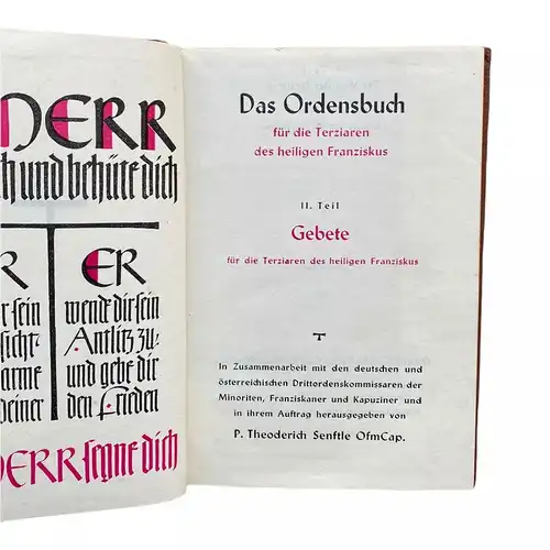 Dietrich Coelde Verlag DAS ORDENSBUCH FÜR DIE TERZIAREN DES HEILIGEN FRANZISKUS