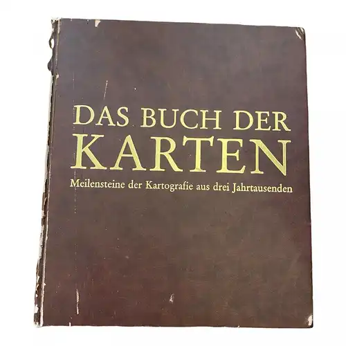618 Peter Barber DAS BUCH DER KARTEN + Abb GUTER ZUSTAND