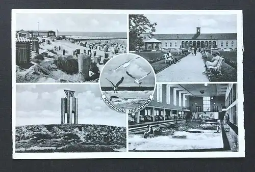 Nordseebad Norderney Collage Strand Möwen Niedersachsen Deutschland  TH