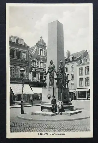 Aachen Hotmannspief Denkmal Brunnen Nordrhein-Westfalen Deutschland  TH