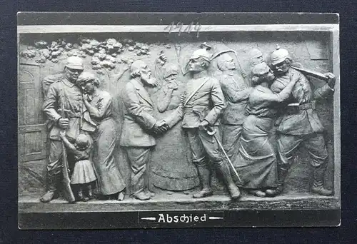 Abschied Relief Statue Bildhauerkunst Trauer Soldat Militär Krieg 4006771 TH