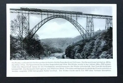 Müngstener Brücke Solingen Remscheid Nordrhein-Westfalen Deutschland 4006791TH G