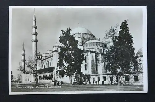 Constantinople Istanbul Süleymaniye-Moschee Souleymanie Turm Türkei  TH