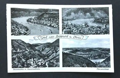 Gruß aus Boppard Rhein Collage Fluss Rheinland-Pfalz Deutschland  TH