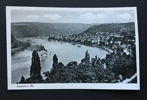 Boppard Stadt Rhein Fluss Dampfschiff Rheinland-Pfalz Deutschland  TH