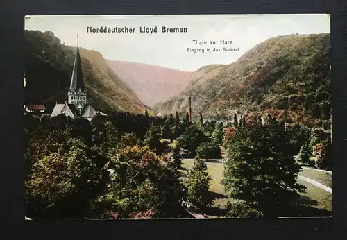 Norddeutscher Lloyd Bremen - Thale am Harz Eingang Bodetal - Deutschland 400407