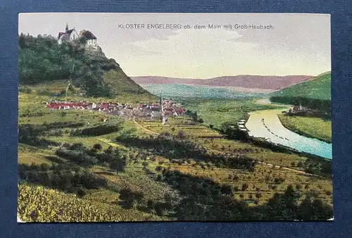 Kloster Engelberg Main Groß-Heubach Fluss Berg Bayern Deutschland 400434 TH