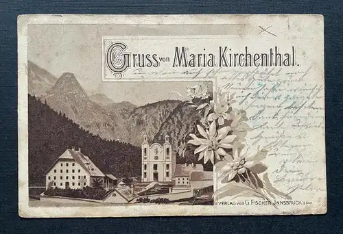 Gruss aus Maria Kirchental Wallfahrtskirche Lofer Salzburg Österreich 400432 TH