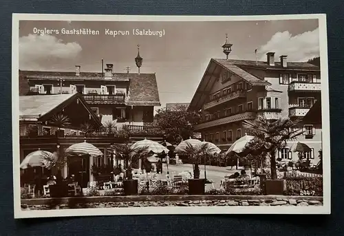 Orgler's Gaststätten Kaprun Gasthaus Schirm Palme Salzburg Österreich 400479 F