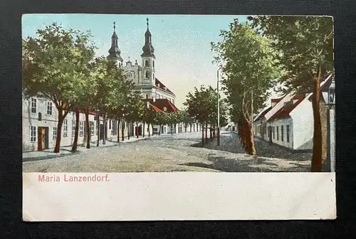 Maria Lanzendorf Ort Kirche Wallfahrtskirche Allee Niederösterreich 400474 TH F