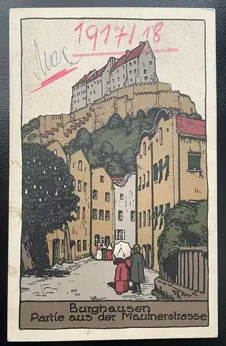 Burghausen Mautnerstrasse Stadt Burg Festung Gasse Bayern Deutschland 402303 A