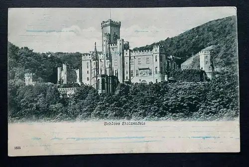 Schloss Stolzenfels Burg Wald Koblenz Rheinland-Pfalz Deutschland 401037 TH