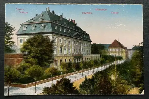 Mainz Schloss Gebäude Garten Park Rheinland-Pfalz Deutschland 401015 TH A