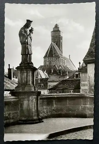 Bamberg Block n.d. Ob.Pfarre Kirche Stadt Statue Bayern Deutschland 401021 A