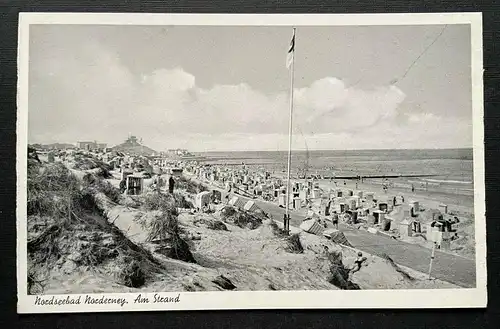 Nordseebad Norderney Am Strand Sand Fahne Niedersachsen Deutschland 400986 TH A