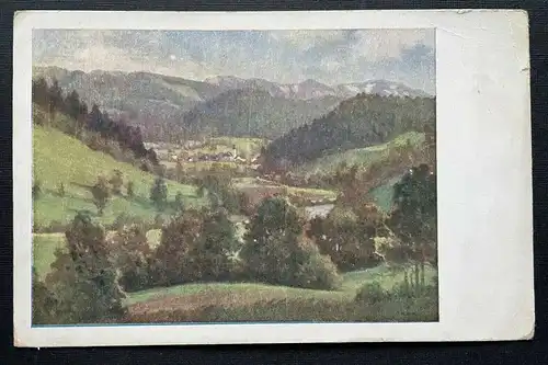 Ybbstal Göstling Ort Kirche Wald Gebirge Bild M.Ragg Niederösterreich 401028 A