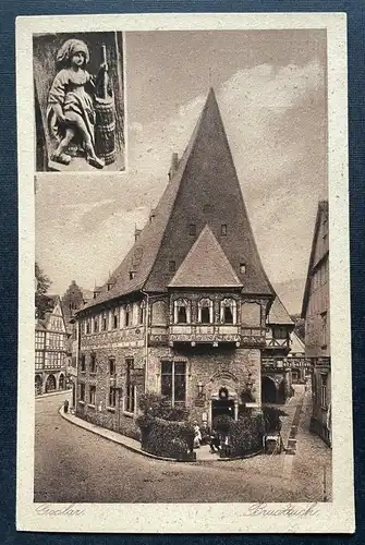 Goslar Brusttuch Fachwerk Haus Gebäude Stadt Niedersachsen Deutschland 410127 A