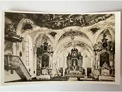 Postkarte Katholische Kirche innen 400573 AH F