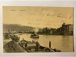 Liége Pasderelle, Hafen, Brücke 410040 AH