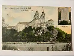 P. P. Benedictiner-Abtei in Melk an der Donau, N.-Oe. 410052 AH ShNö